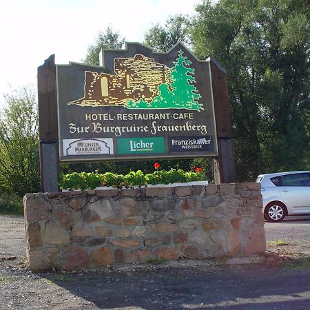 Zur Burgruine Frauenberg Hotel Ebsdorfergrund ภายนอก รูปภาพ